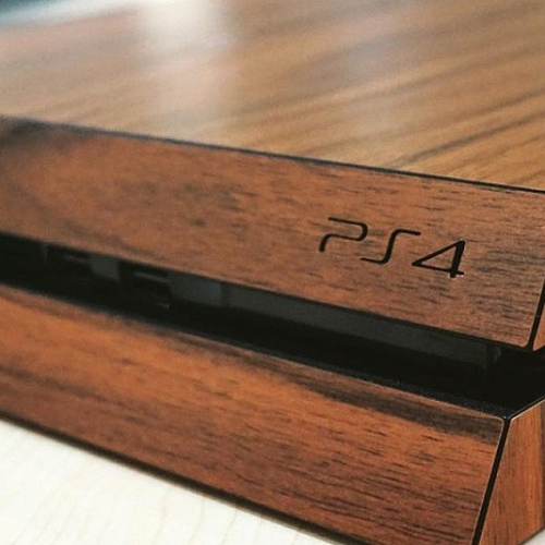 Wood Playstation 4 Skin